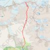 Trace GPS Brèche de la Meije depuis La Berarde (Ecrins), itinéraire, parcours