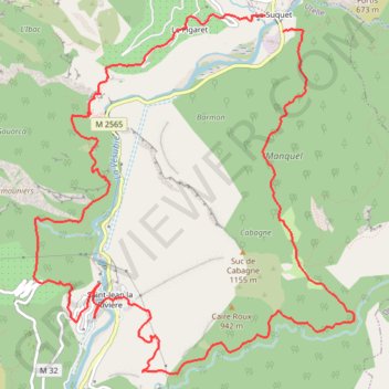 Trace GPS Saint Jean de la Riviere, itinéraire, parcours