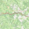 Trace GPS La Via Arverna (Laroquebrou - Camps-Saint-Mathurin), itinéraire, parcours
