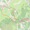 Trace GPS Gorges de La Baume, itinéraire, parcours
