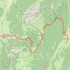 Trace GPS J1-Aillon-LesDeserts-TDB5J, itinéraire, parcours