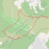 Trace GPS Kirbon-ermittage Saint jean du puy, itinéraire, parcours