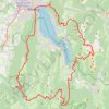 Trace GPS Grand tour du lac d'annecy, itinéraire, parcours