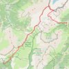 Trace GPS Traversée Buet Gare - Plaine Joux par Cheval Blanc, Buet, et les Frêtes, itinéraire, parcours