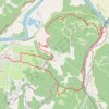 Trace GPS Saint-Julien-de-Lampon, itinéraire, parcours