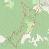 Trace GPS Croix de Justin -Pas du Tripet, itinéraire, parcours