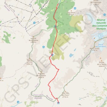 Trace GPS 1ère étape du Tour du Mont Blanc, itinéraire, parcours