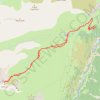 Trace GPS Col du Porteillou, itinéraire, parcours