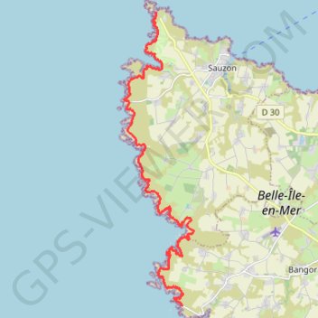 Trace GPS Jour 2/5 Arpentez la côte sauvage de la pointe des Poulains aux Aiguilles de Port Coton via la plage de Donnant, itinéraire, parcours