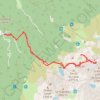 Trace GPS Col du Loup - col des Lances, itinéraire, parcours