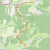 Trace GPS GRP du pays de Montbéliard d'Ecot à Rémondans, itinéraire, parcours