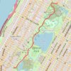Trace GPS Central Park Evening walk, itinéraire, parcours
