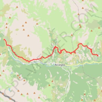 Trace GPS Val Maira - Chambeyron J2 - Chiappera - Ussolo, itinéraire, parcours