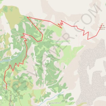 Trace GPS Vallouise, Col de Vallouise - cabane de Chouvet, itinéraire, parcours
