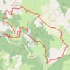 Trace GPS La Roque Sainte Marguerite, itinéraire, parcours