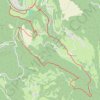 Trace GPS Grotte du Crochet et Cascade du Pissoir par le Mont Falcon depuis Torcieu, itinéraire, parcours