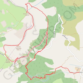 Trace GPS Trace col de la Saume, itinéraire, parcours