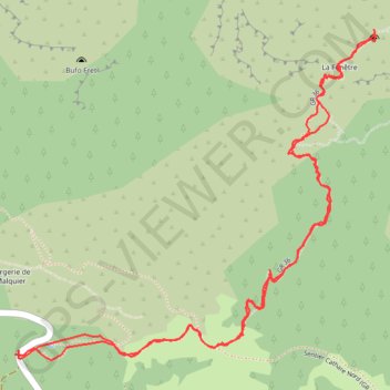 Trace GPS Puech de Bugarach, itinéraire, parcours