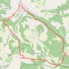 Trace GPS Circuit Saignon Plateau des claparèdes, itinéraire, parcours