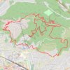 Trace GPS Mont Faron - Variante en deux boucles - 26599 - UtagawaVTT.com, itinéraire, parcours