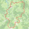 Trace GPS Parc du Morvan - Brassy, itinéraire, parcours
