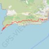 Trace GPS Corse du sud, Ajaccio et la Tour de la Parata, itinéraire, parcours