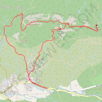 Trace GPS Cirque de Mourèze, itinéraire, parcours