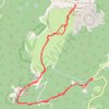 Trace GPS Ski de rando au Charmant Som, itinéraire, parcours