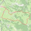 Trace GPS Le chemin des hameaux - Anglars-Nozac, itinéraire, parcours