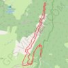 Trace GPS Grand Sangle de Belles-Ombres, itinéraire, parcours