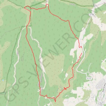 Trace GPS Gordes et l'Abbaye de Sénanque, itinéraire, parcours