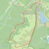 Trace GPS Lac Blanc col du calvaire - Gazon du Faing, itinéraire, parcours