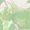 Trace GPS Escragnolles, plateau de Briasq, chemin de Mons, itinéraire, parcours