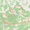Trace GPS Plateau des Claparèdes - Saignon, itinéraire, parcours