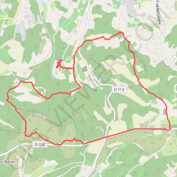 Trace GPS Plateau des Claparèdes - Saignon, itinéraire, parcours