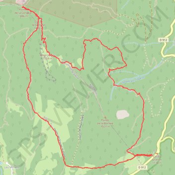Trace GPS Tour du mont Joigny, itinéraire, parcours
