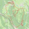 Trace GPS Oncieu-Argis-Evosges-Oncieu, itinéraire, parcours