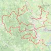 Trace GPS Voyage avec mes ânes en Côte Roannaise, itinéraire, parcours