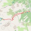 Trace GPS Lac des Mesches - Refuge des Merveilles, itinéraire, parcours