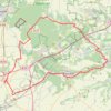 Trace GPS Boucle à vélo depuis Ablis, itinéraire, parcours