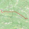 Trace GPS Crête de Bluye - Du Col de Fontaube à Mollans-sur-Ouvèze, itinéraire, parcours