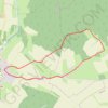 Trace GPS Gressoux-chateau de Saramboz-Bougnon, itinéraire, parcours