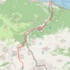Trace GPS Traversée des Alpes - Étape 1, itinéraire, parcours