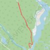 Trace GPS Wapta Falls, itinéraire, parcours