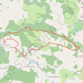 Trace GPS Balade du Puy des Ages, itinéraire, parcours