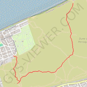 Trace GPS Circuit de la dune du Perroquet, itinéraire, parcours