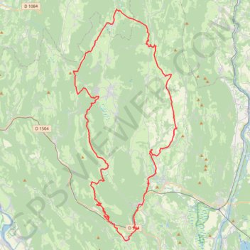 Trace GPS La Valromeysanne 2022 "90 kms", itinéraire, parcours