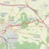 Trace GPS Blandy les tours-Vaux le vicomte-Melun, itinéraire, parcours
