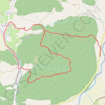 Trace GPS Egalayes - La montagne d Ozeron, itinéraire, parcours