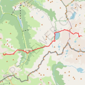 Trace GPS Pyrénées - Larribet - Pombie, itinéraire, parcours